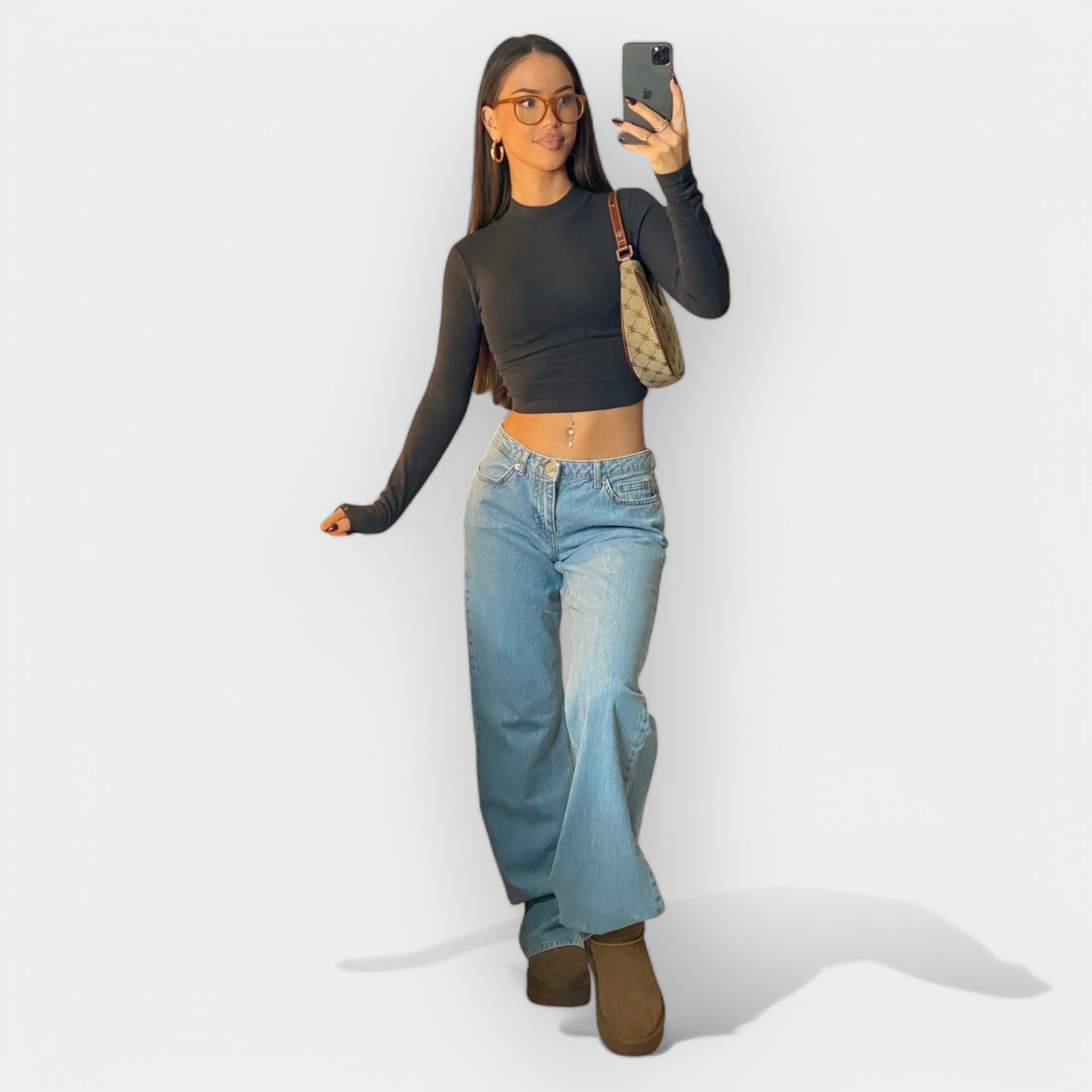 Romana - Jeans a vita bassa