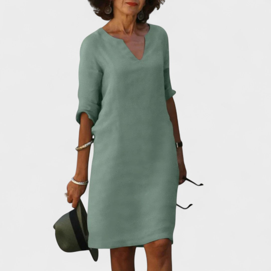 Lana - Vestito con scollatura a V