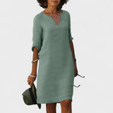 Lana - Vestito con scollatura a V
