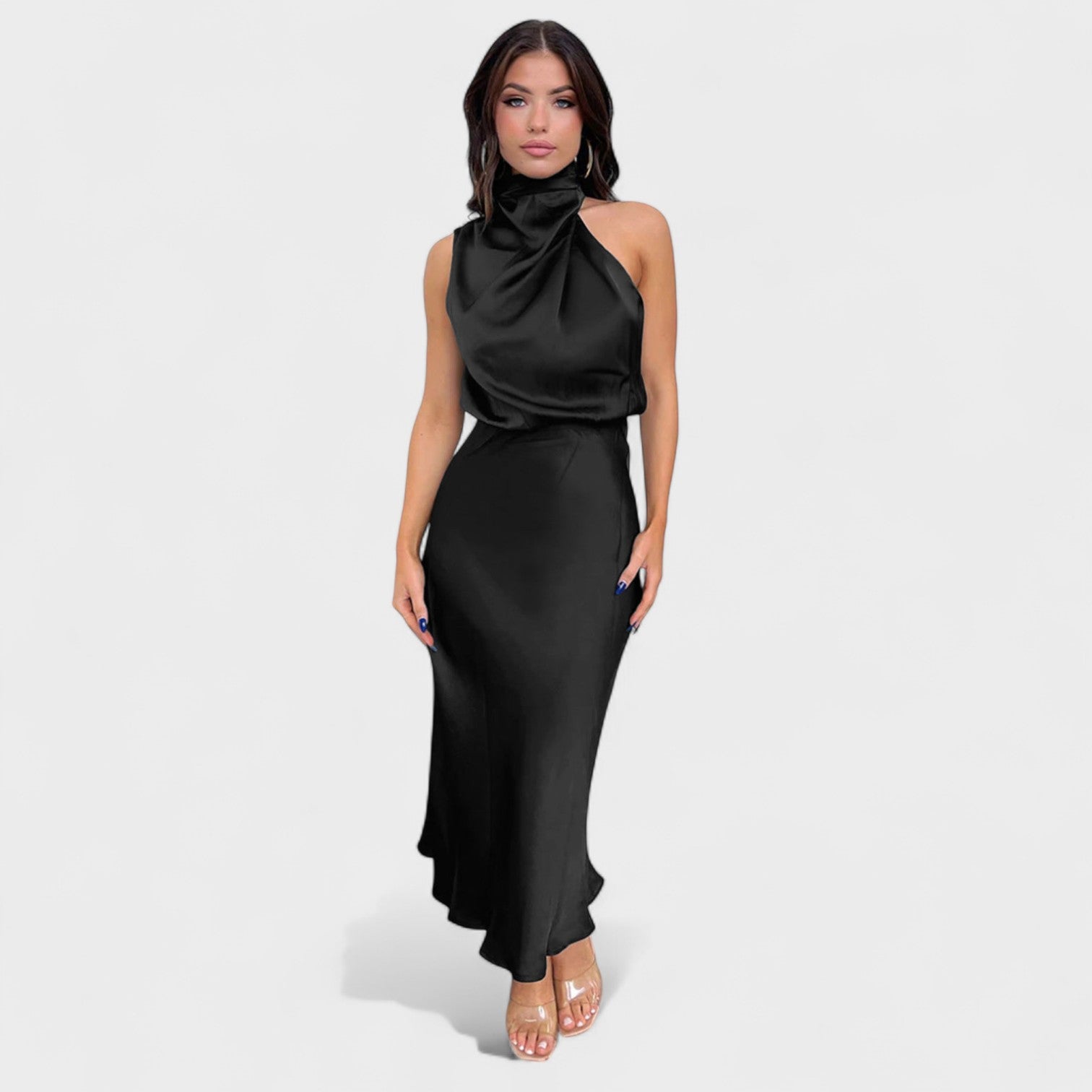 Alda - Abito Elegante in Raso