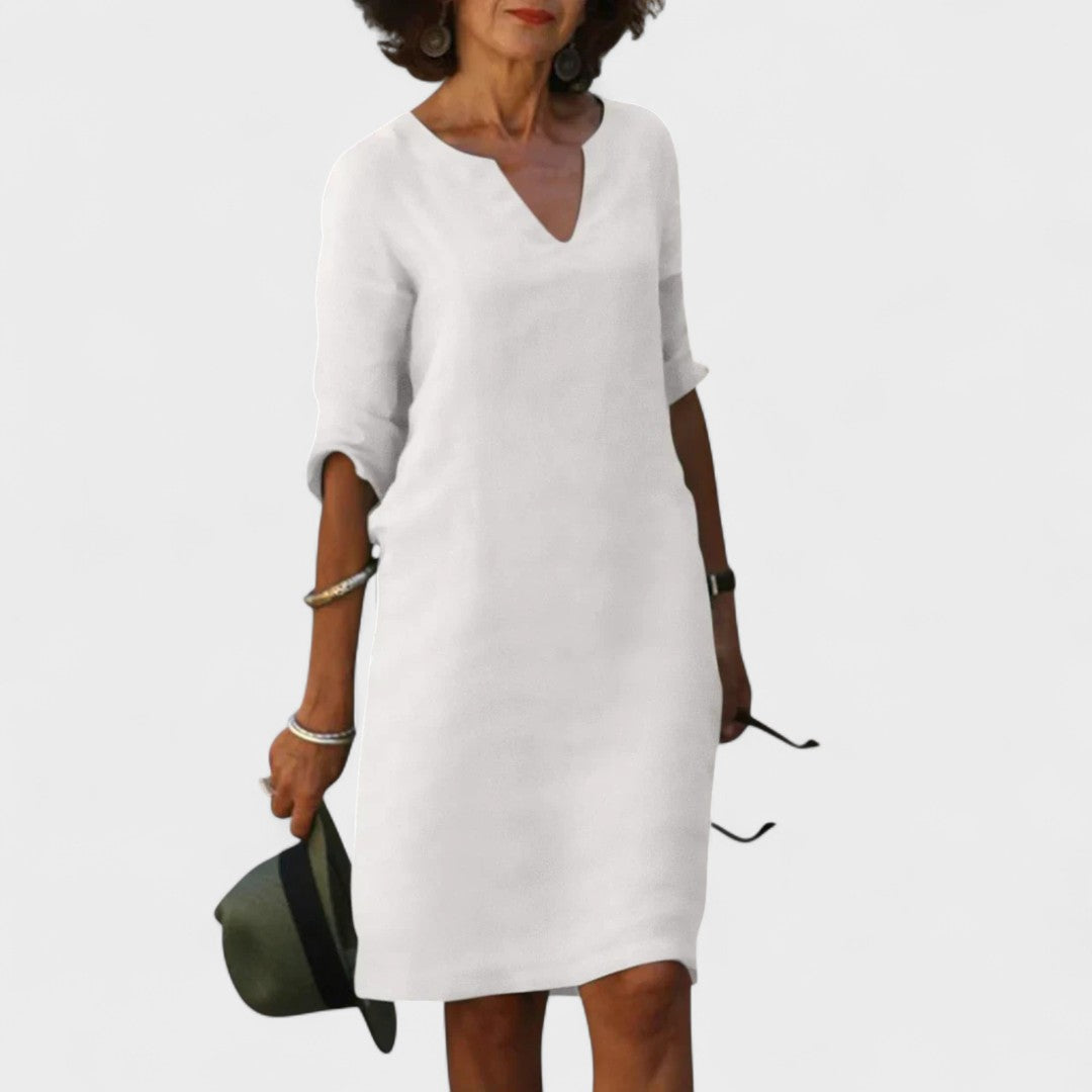 Lana - Vestito con scollatura a V