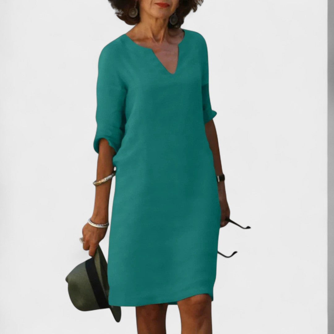 Lana - Vestito con scollatura a V