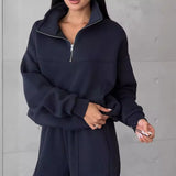 Senna - Set di lounge sportivo con colletto a zip