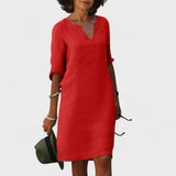 Lana - Vestito con scollatura a V