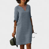 Lana - Vestito con scollatura a V