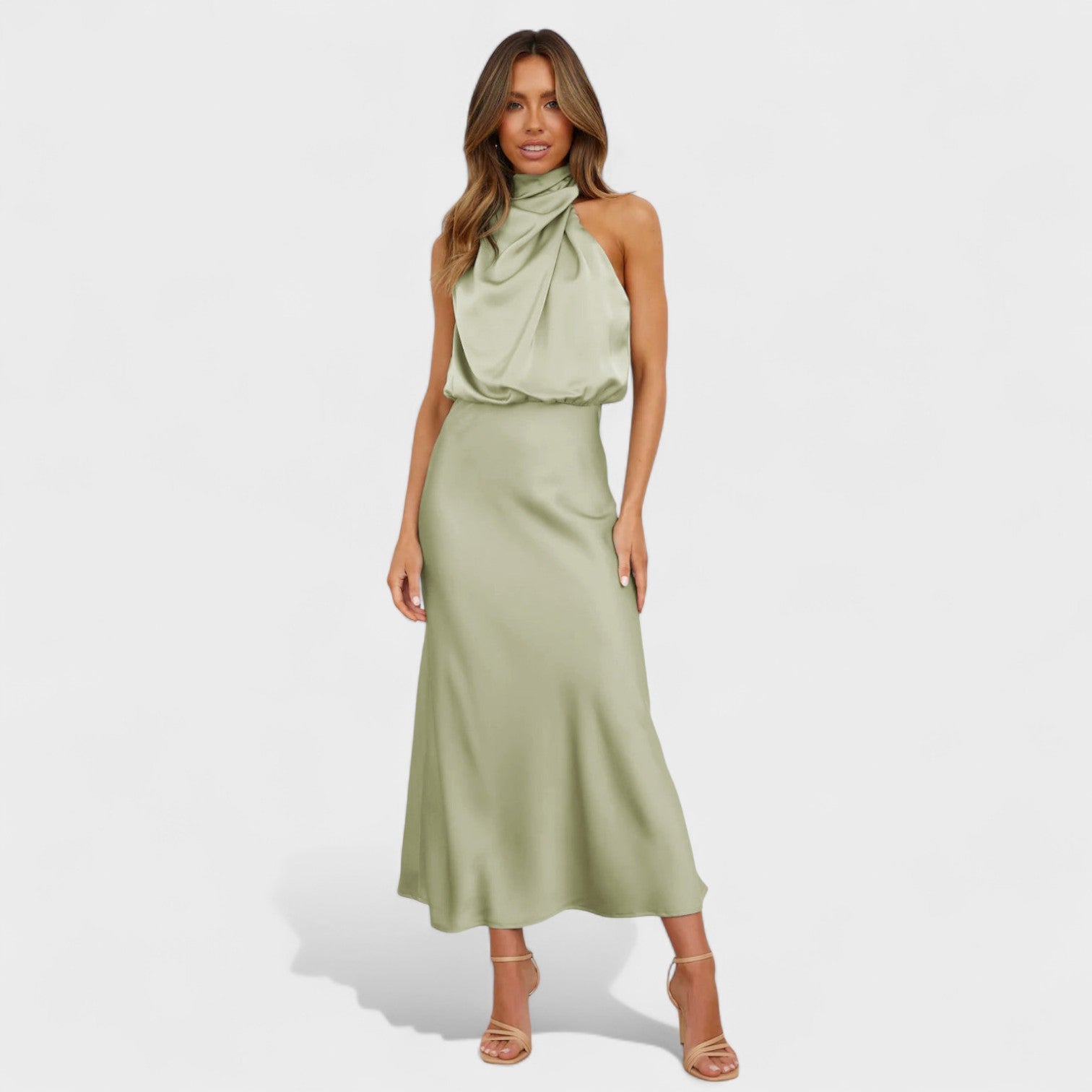 Alda - Abito Elegante in Raso