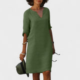 Lana - Vestito con scollatura a V