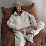 Senna - Set di lounge sportivo con colletto a zip