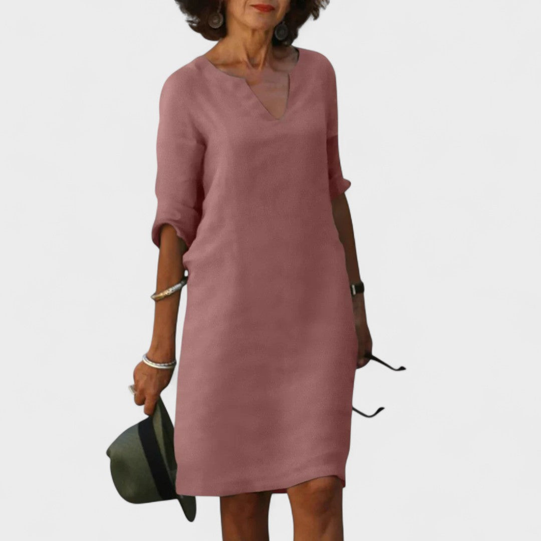 Lana - Vestito con scollatura a V