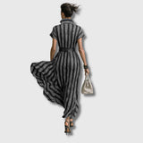 Sanja – Elegante maxi abito in chiffon