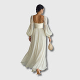 Danijela – Abito Elegante con Scollatura Quadrata