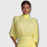 Diana – Elegante maxi abito giallo