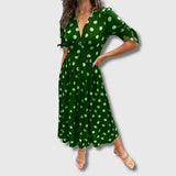 Monique – Vestito vintage da donna a pois