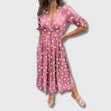 Monique – Vestito vintage da donna a pois