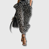 Andrea – Abito Maxi in Chiffon con Pois