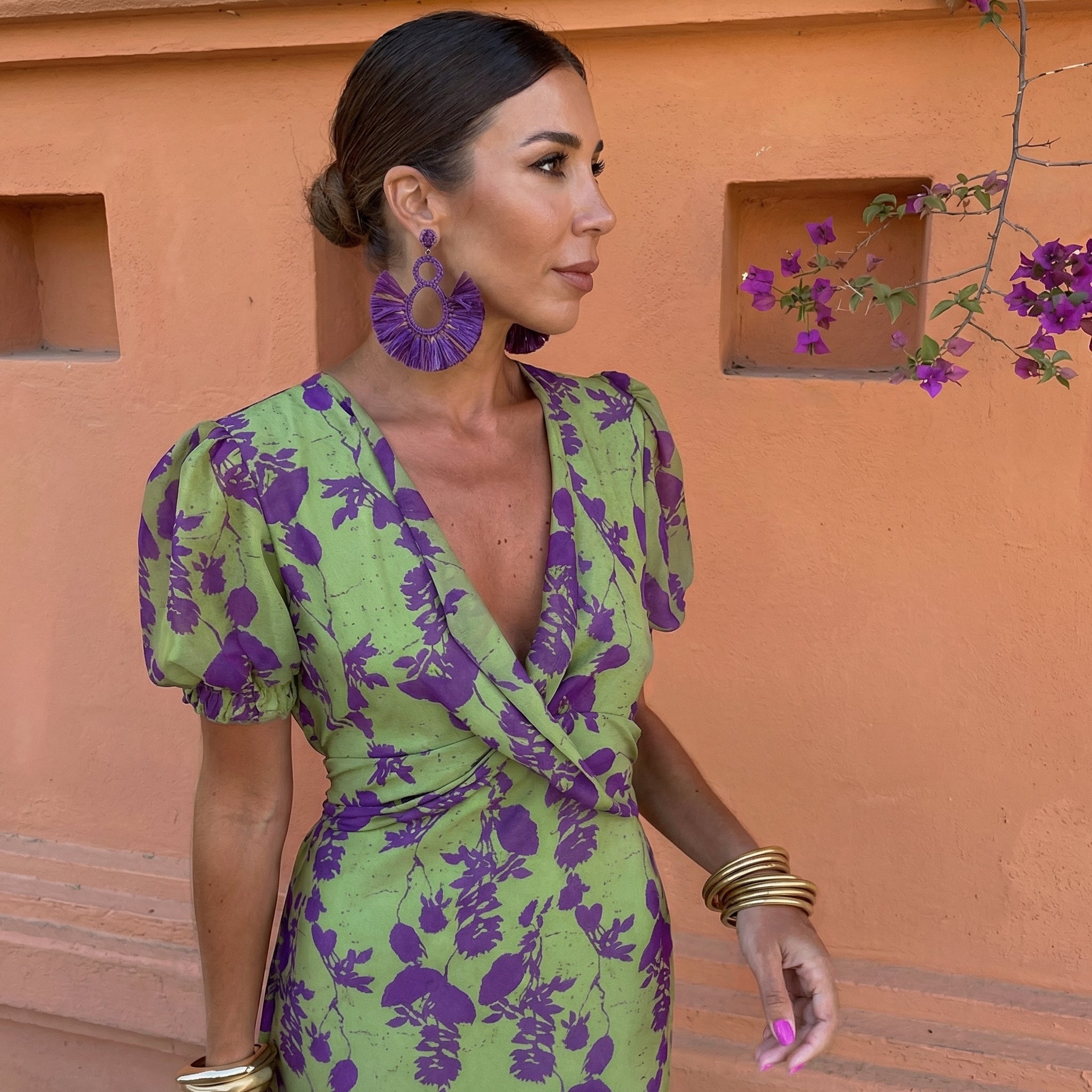 Ani – Abito elegante con vistosi maniche a palloncino
