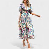 Clara – Vestito Elegante a Fiori