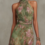 Sophie – Elegante Maxi Abito Floreale