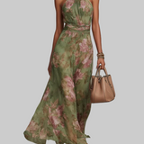 Sophie – Elegante Maxi Abito Floreale