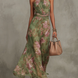 Sophie – Elegante Maxi Abito Floreale