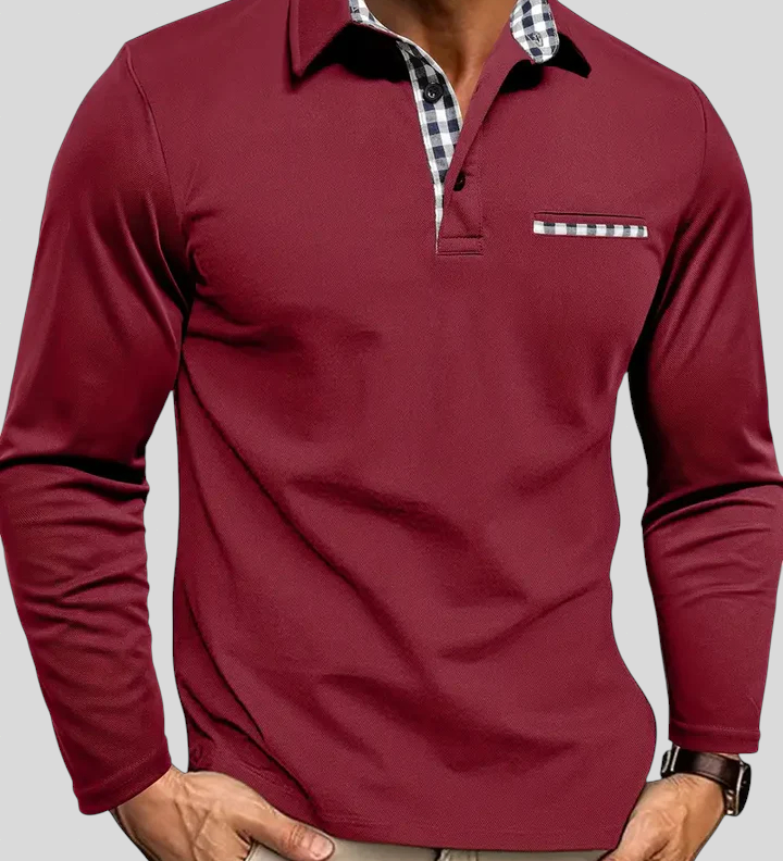 Van Laar – Polo Maglietta Con Maniche Lunghe