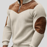 Kortez – Maglione Tricot Casual con Mezzo Zip