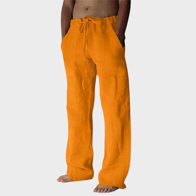 Brian - Pantaloni rilassati con velcro