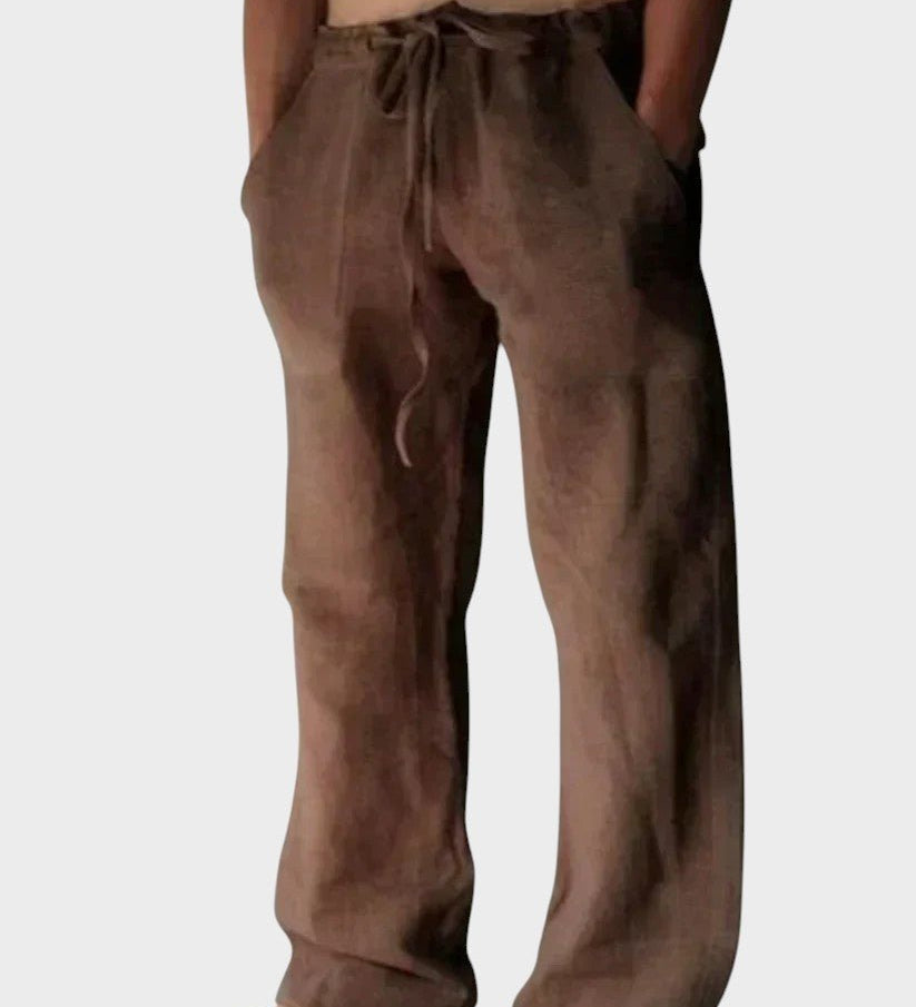 Brian - Pantaloni rilassati con velcro