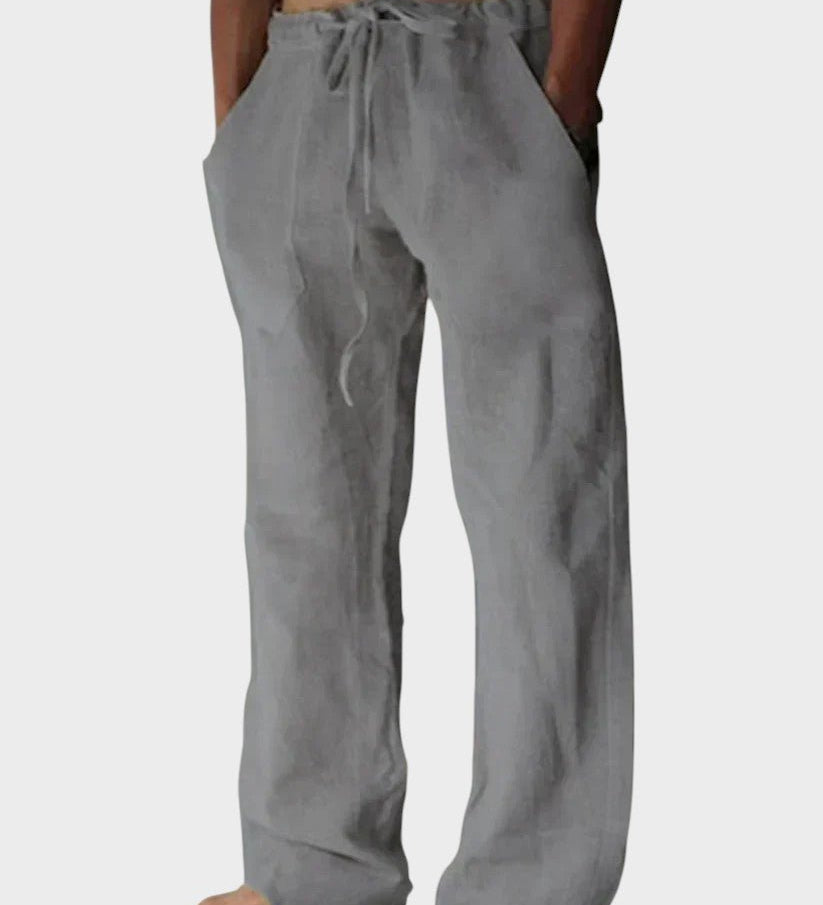Brian - Pantaloni rilassati con velcro