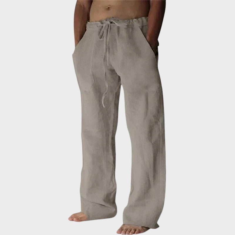 Brian - Pantaloni rilassati con velcro