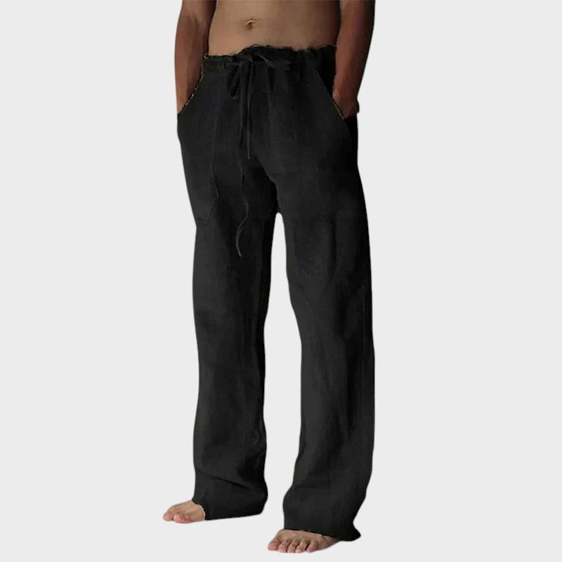 Brian - Pantaloni rilassati con velcro