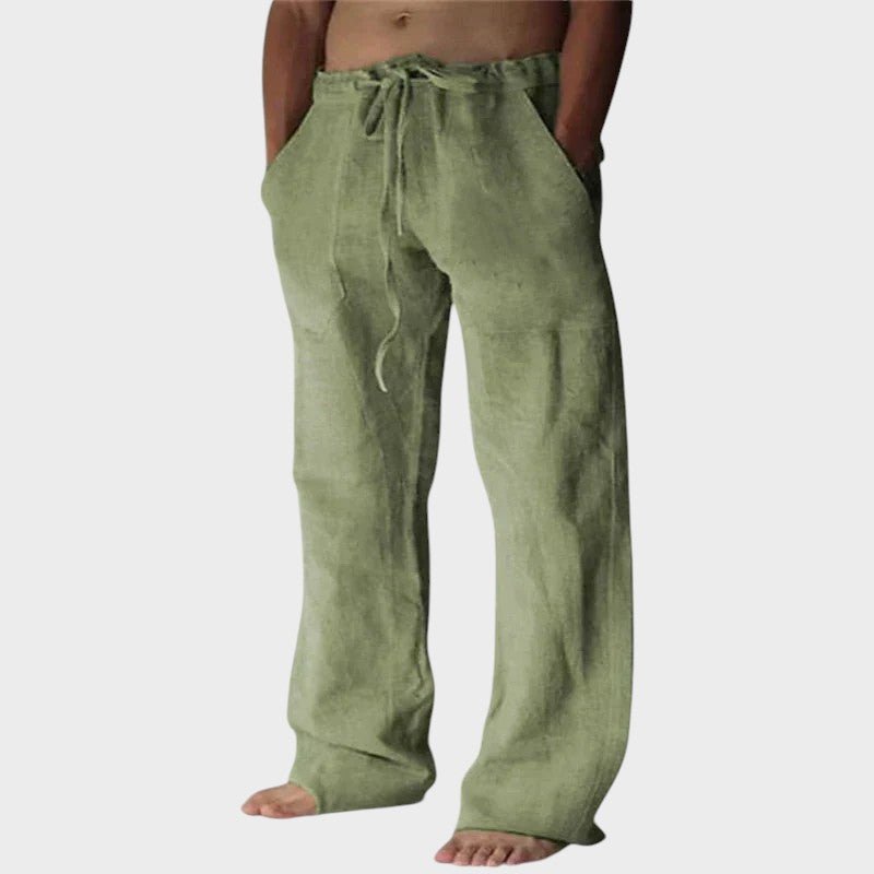 Brian - Pantaloni rilassati con velcro