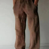 Brian - Pantaloni rilassati con velcro