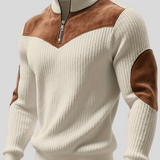 Kortez – Maglione Tricot Casual con Mezzo Zip