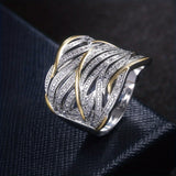 Anello Elegante a Strati