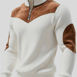 Kortez – Maglione Tricot Casual con Mezzo Zip