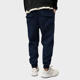 Ceejay - Pantaloni sportivi da uomo con vita elastica