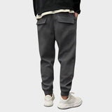 Ceejay - Pantaloni sportivi da uomo con vita elastica