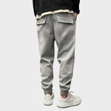 Ceejay - Pantaloni sportivi da uomo con vita elastica