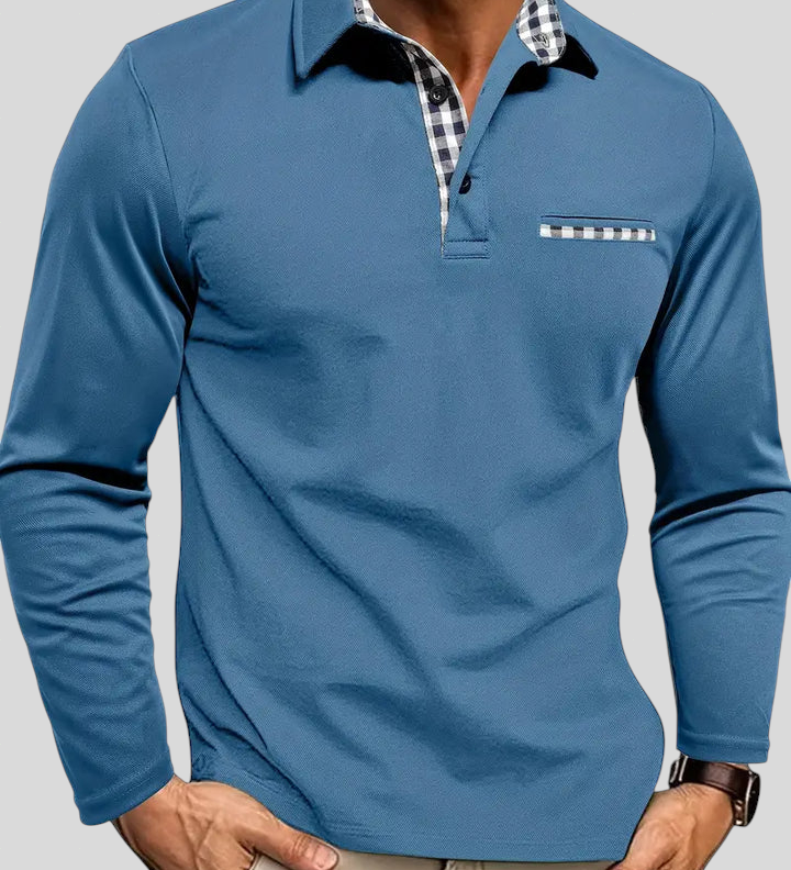 Van Laar – Polo Maglietta Con Maniche Lunghe
