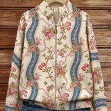 Rosalind | Cardigan di lana con rose rampicanti
