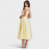 Zipporas – Abito bustier affascinante con motivo floreale
