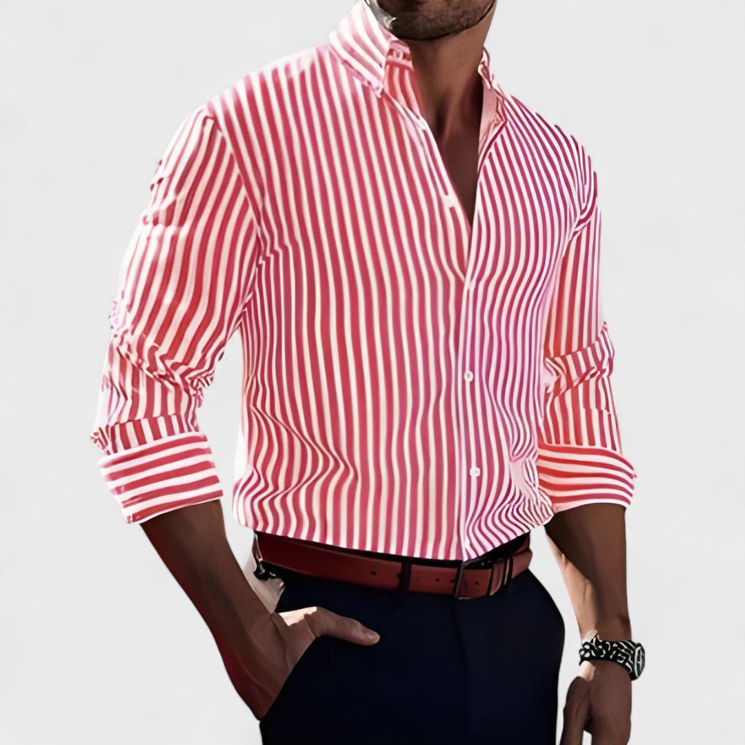 Gustav - Camicia da uomo colorata