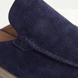 Marin – Ciabatte in camoscio blu navy