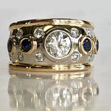 Anello Vintage con Zircone Incastonato