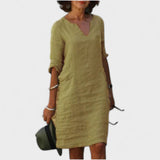 Lana - Vestito con scollatura a V