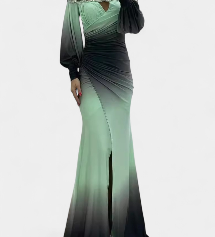 Abito Maxi Silviana Ombre