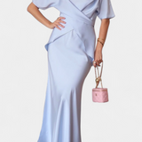 Set Sara con Top a Spalle Incrociate e Gonna Leggera
