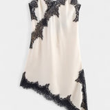 Katarina Mini Abito con Spalline e Pizzo