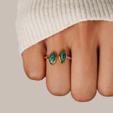 Luxe - Collana Verde Anello